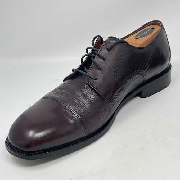 Bostonian Marco Shoes Mens 10 M Burgundy Leather Cap Toe Dress Oxford 27848 main image 9